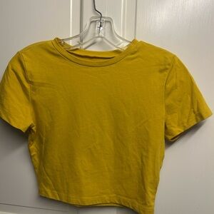 Yellow target Women's Crop Top